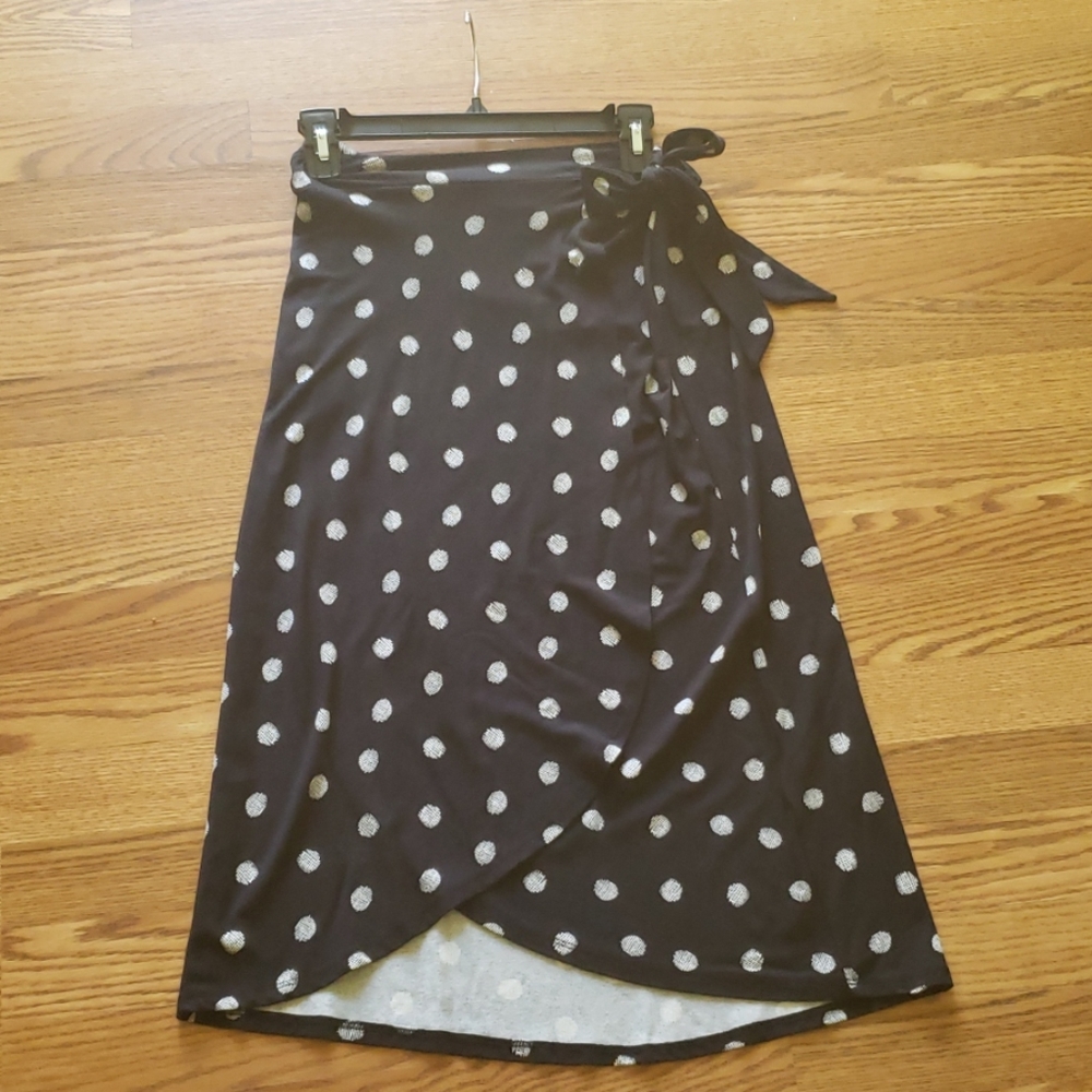 NWT mock wrap skirt